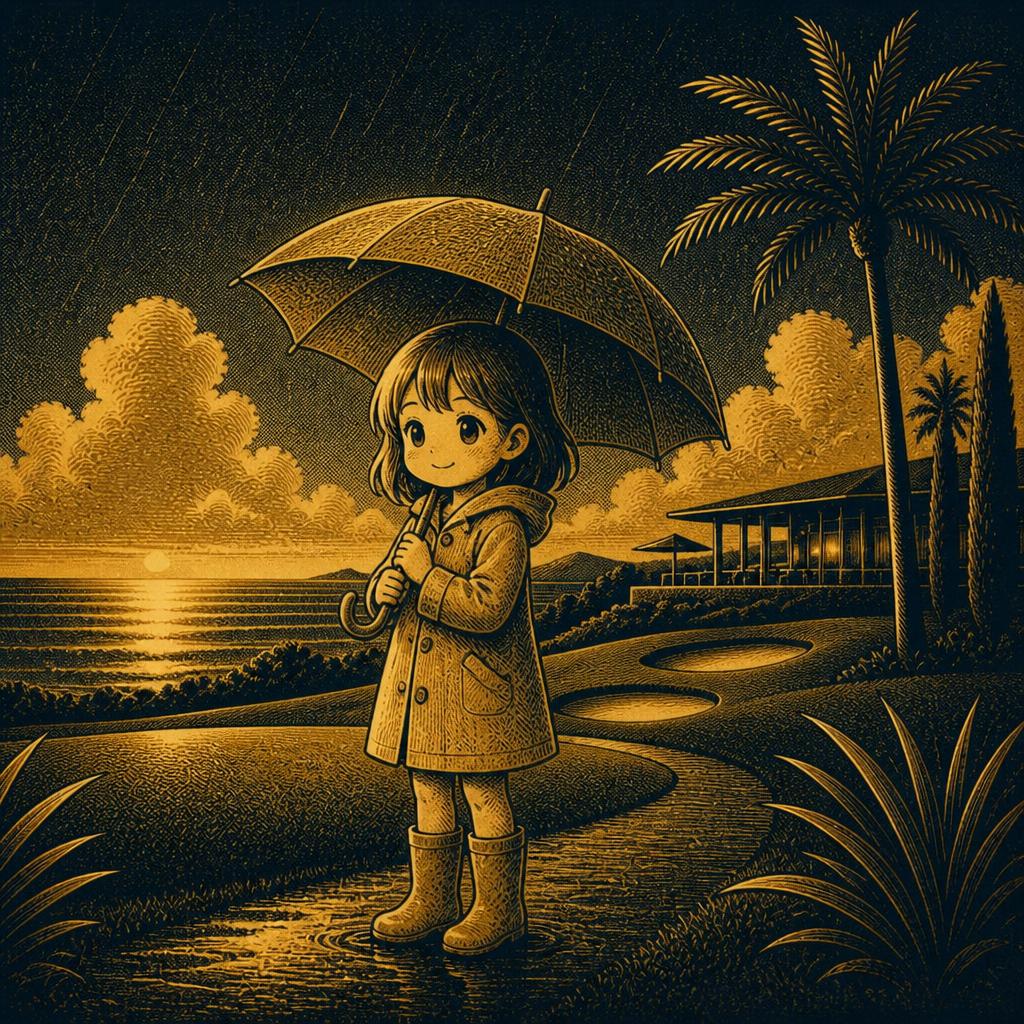 傘と少女
